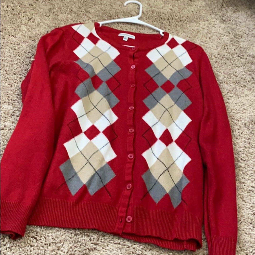 Buttoned sweater